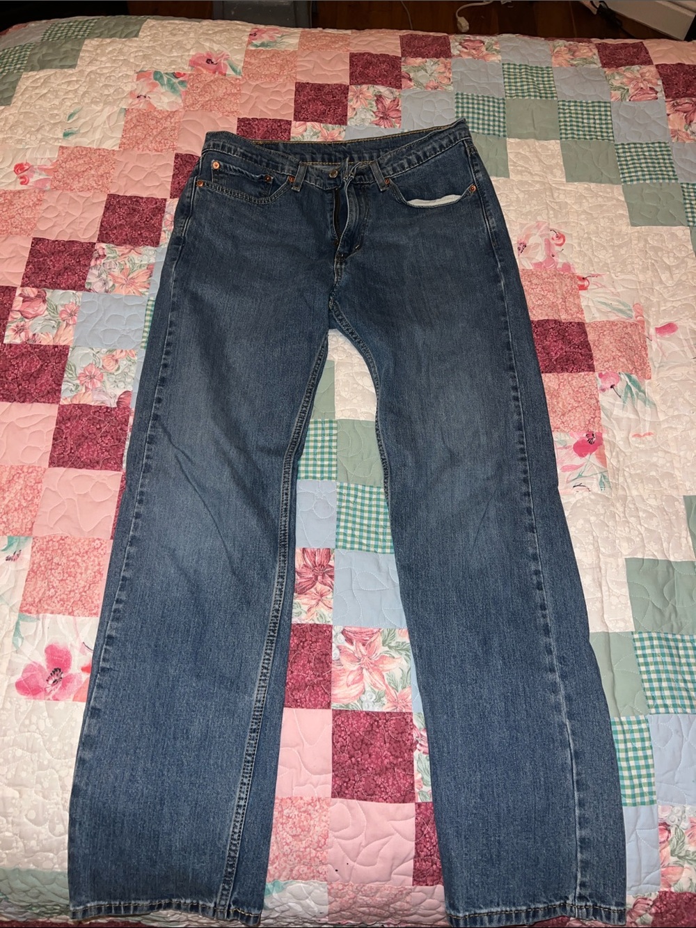 Levi's Dark Blue Straight Jeans